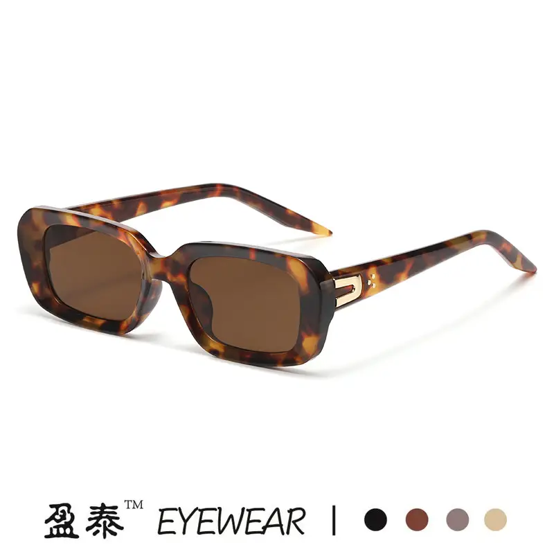Hawksbill Brown Sunglasses K-Style Trendy Fashion - Image 9