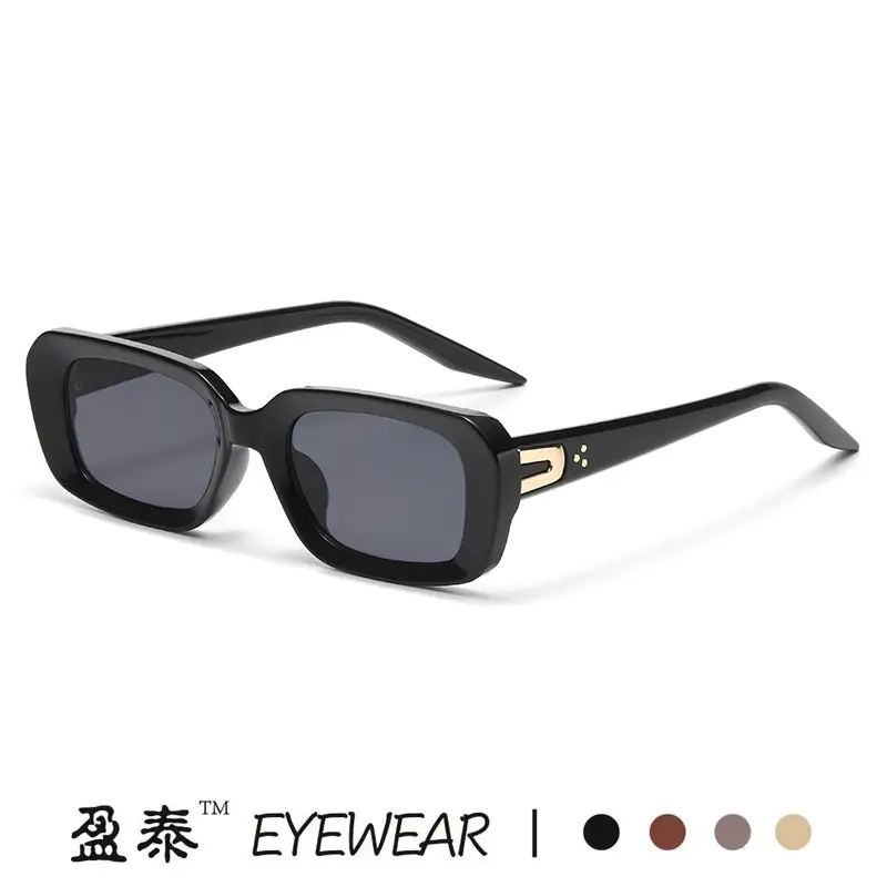Hawksbill Brown Sunglasses K-Style Trendy Fashion - Image 12