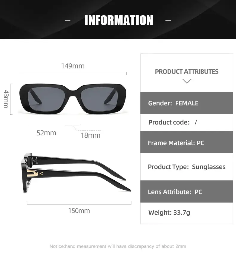 Hawksbill Brown Sunglasses K-Style Trendy Fashion — feature 12