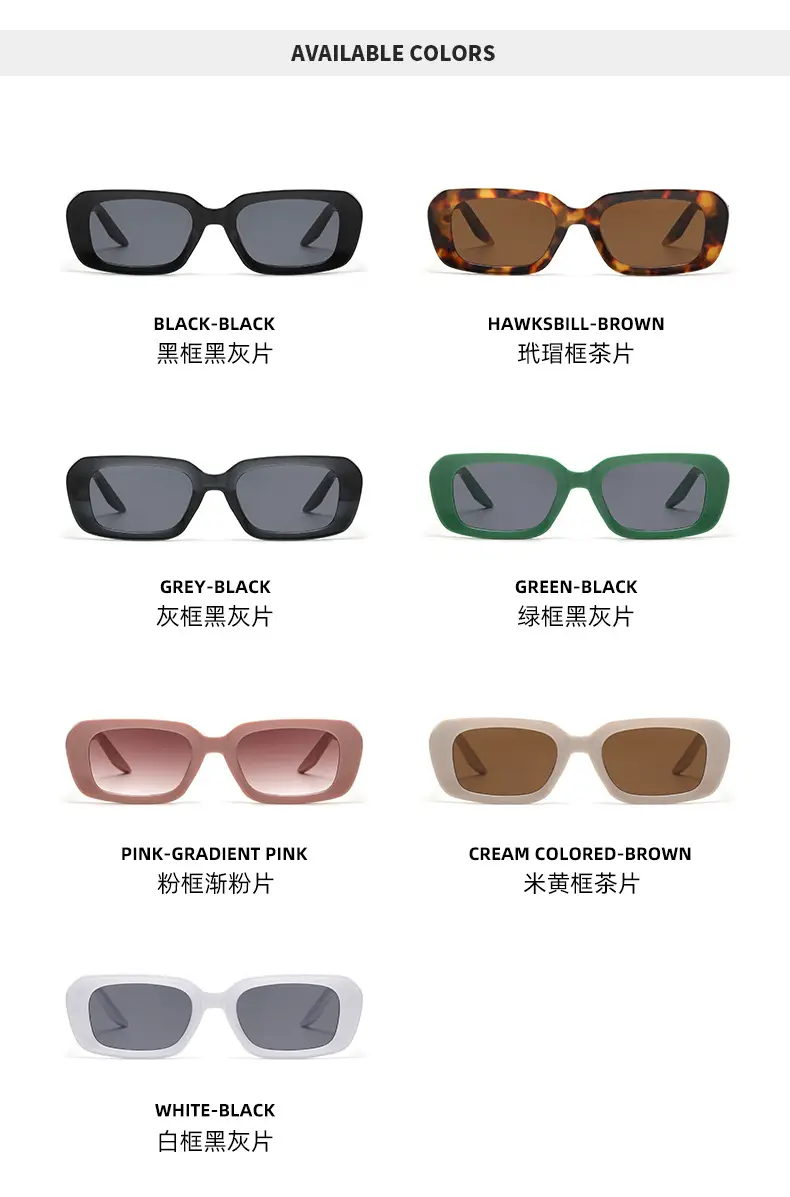 Hawksbill Brown Sunglasses K-Style Trendy Fashion — feature 13