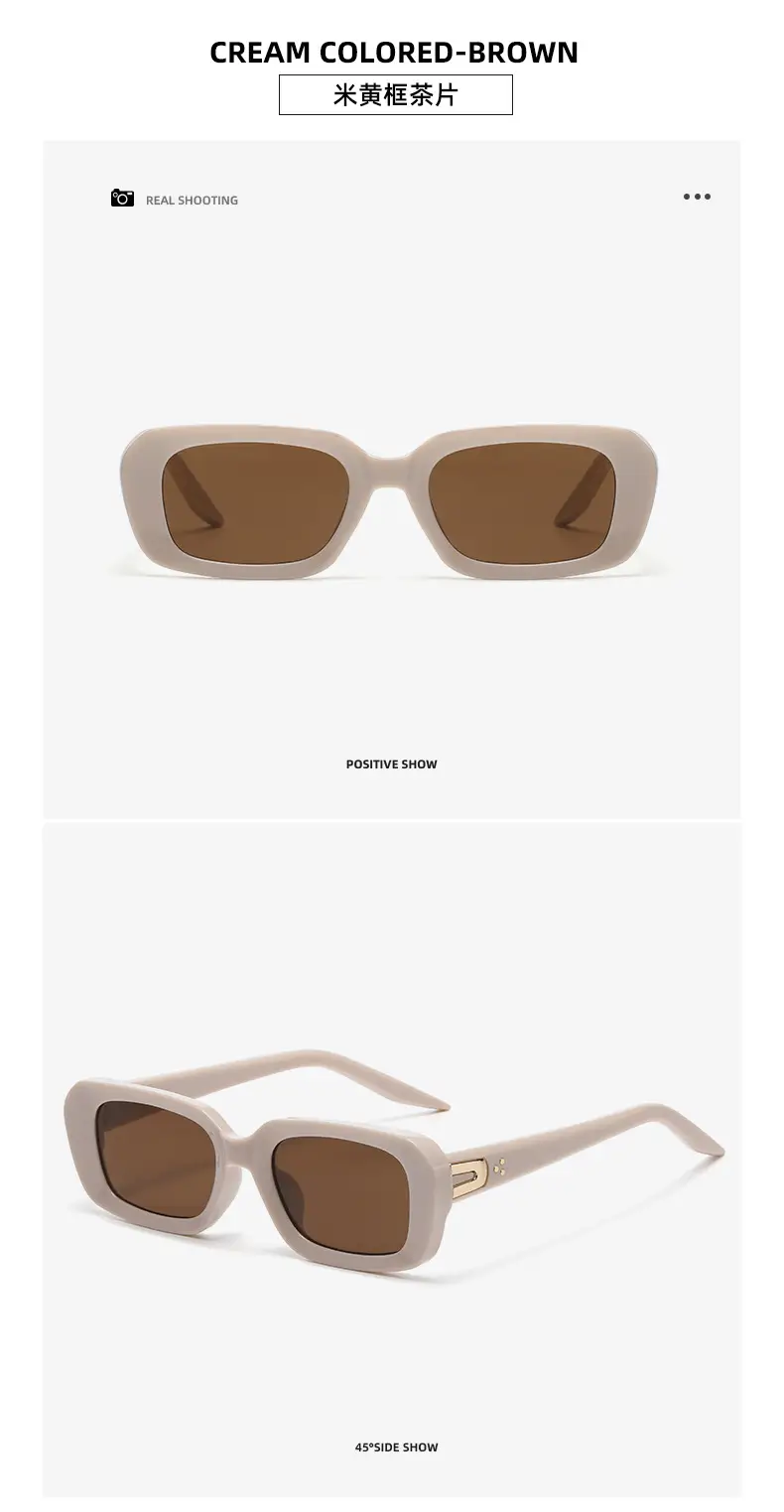Hawksbill Brown Sunglasses K-Style Trendy Fashion — feature 19