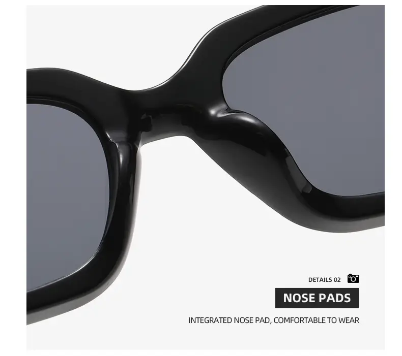 Hawksbill Brown Sunglasses K-Style Trendy Fashion — feature 23