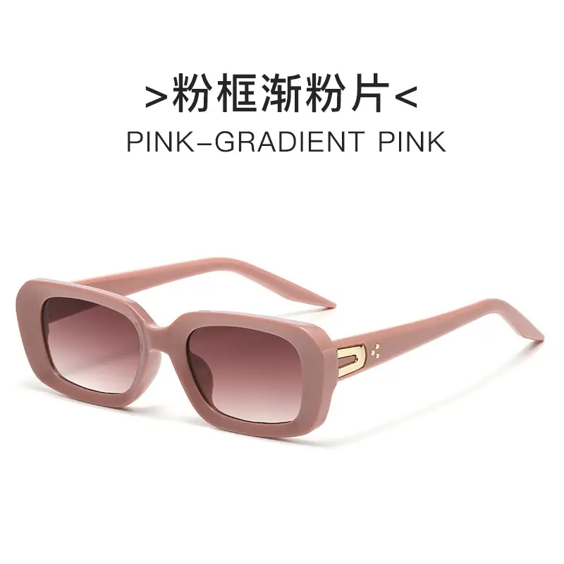 Hawksbill Brown Sunglasses K-Style Trendy Fashion - Image 4