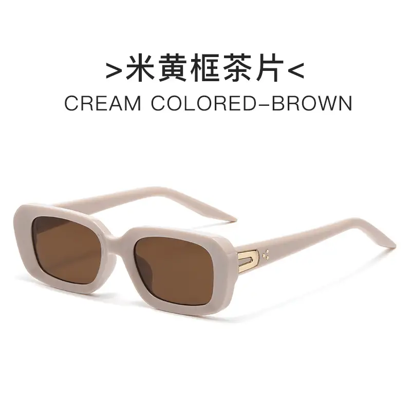 Hawksbill Brown Sunglasses K-Style Trendy Fashion - Image 5