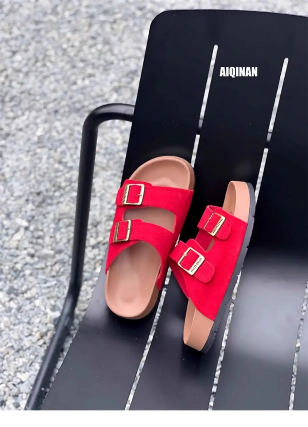 Thick-Soled Birkenstock Slippers for Women's Summer Outer Wear 2025 New Versatile Seaside Beach Super Hot and Beautiful with Skirt Sandals — feature 4