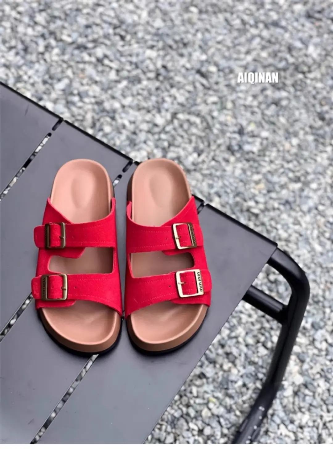 Thick-Soled Birkenstock Slippers for Women's Summer Outer Wear 2025 New Versatile Seaside Beach Super Hot and Beautiful with Skirt Sandals — feature 5