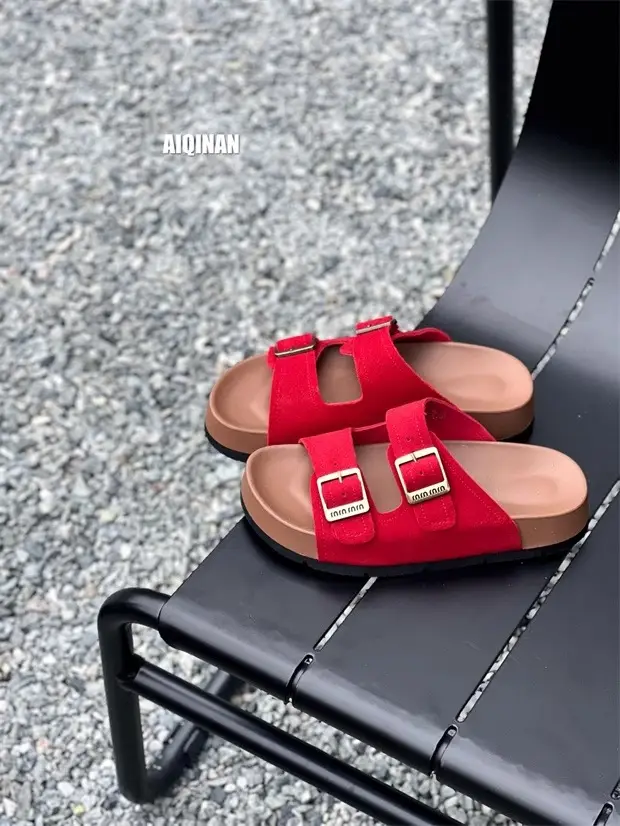 Thick-Soled Birkenstock Slippers for Women's Summer Outer Wear 2025 New Versatile Seaside Beach Super Hot and Beautiful with Skirt Sandals — feature 6