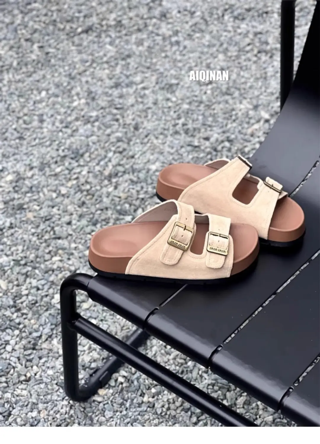 Thick-Soled Birkenstock Slippers for Women's Summer Outer Wear 2025 New Versatile Seaside Beach Super Hot and Beautiful with Skirt Sandals — feature 8