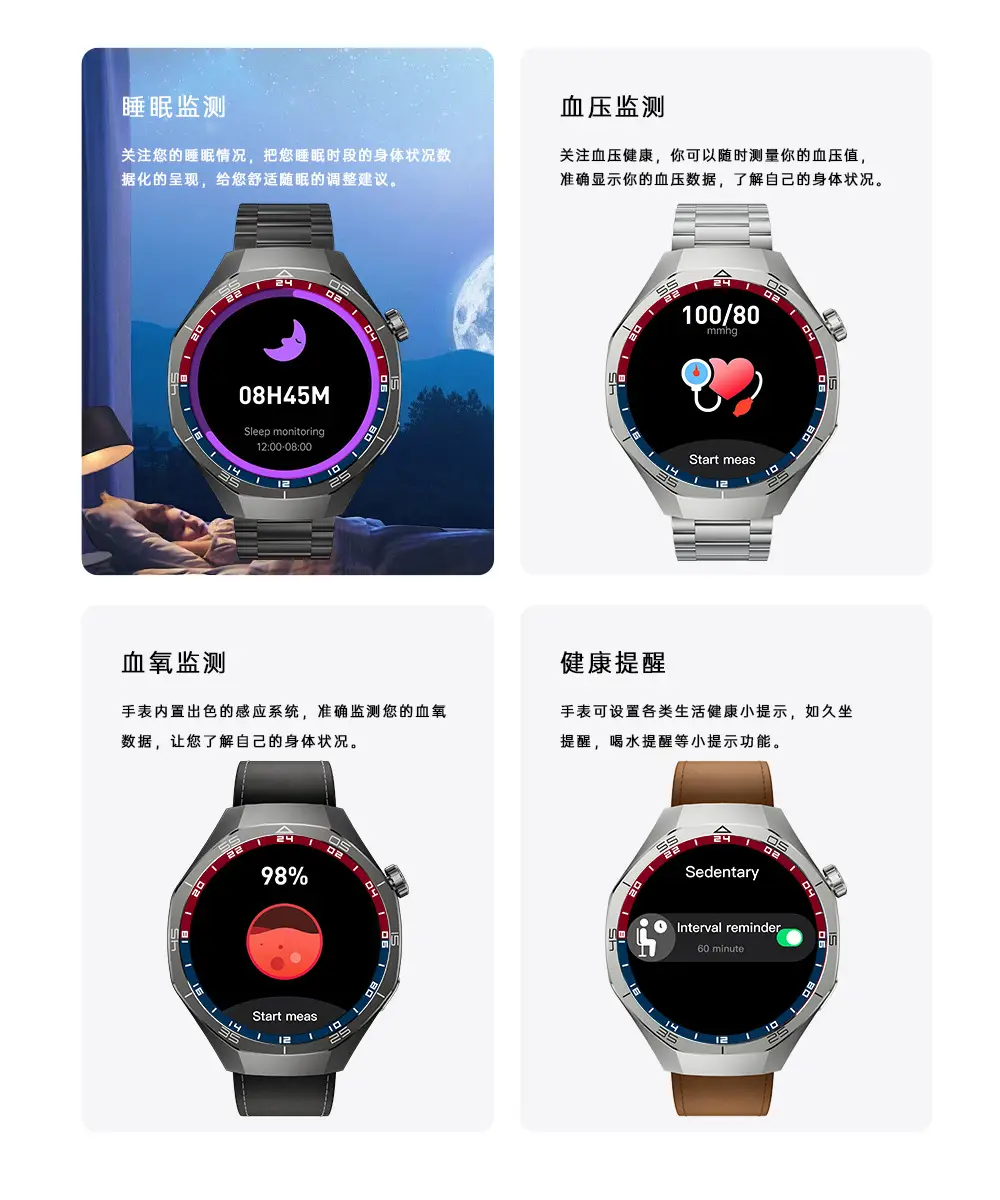 Smart Watch Blood Glucose Heart Rate NFC Payment — feature 11