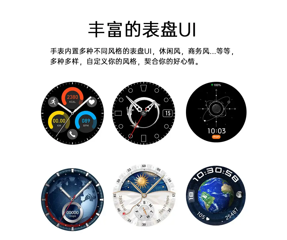 Smart Watch Blood Glucose Heart Rate NFC Payment — feature 7