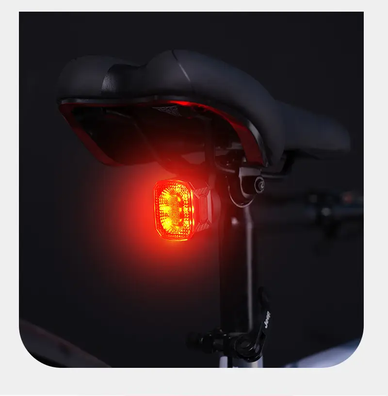 New Bicycle Brake Tail Light, Intelligent Vibration Sensor Light, Night Riding, High Brightness, High Endurance, Waterproof Riding Equipment — feature 18