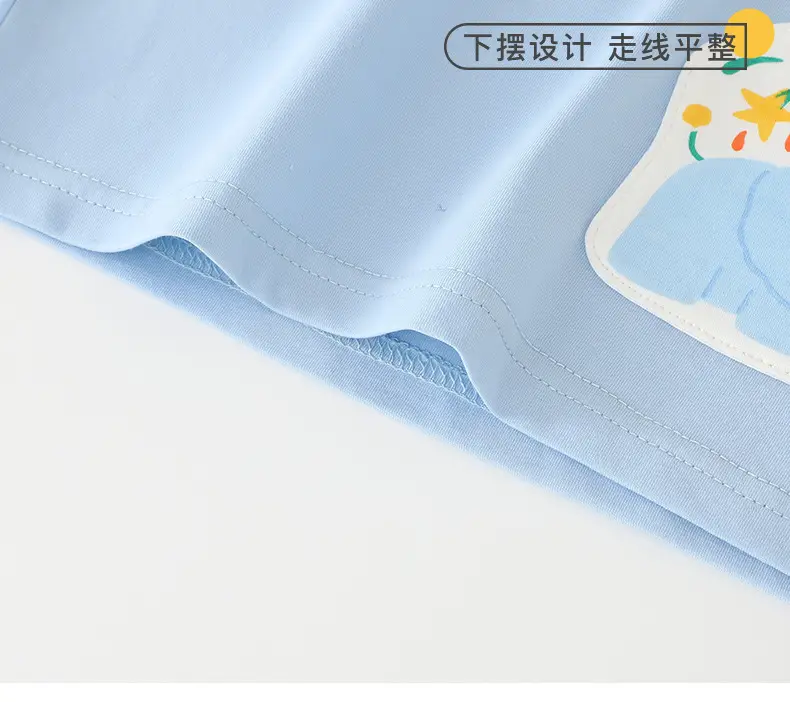 Duuduu Baby T-Shirt White Yellow Striped Summer Wear — feature 12