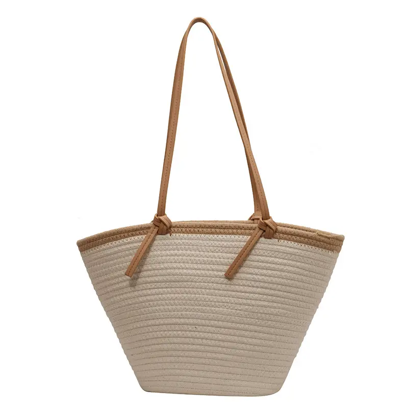 Woven Straw Travel Crossbody Bag Women's Fashion Beach Bag — feature 16