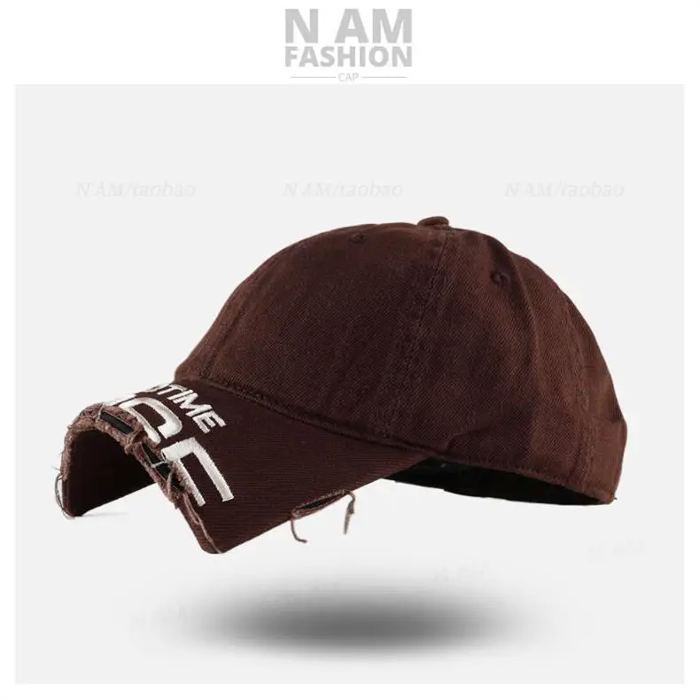 American Style Vintage Distressed Cap for Women with Embroidery — feature 16