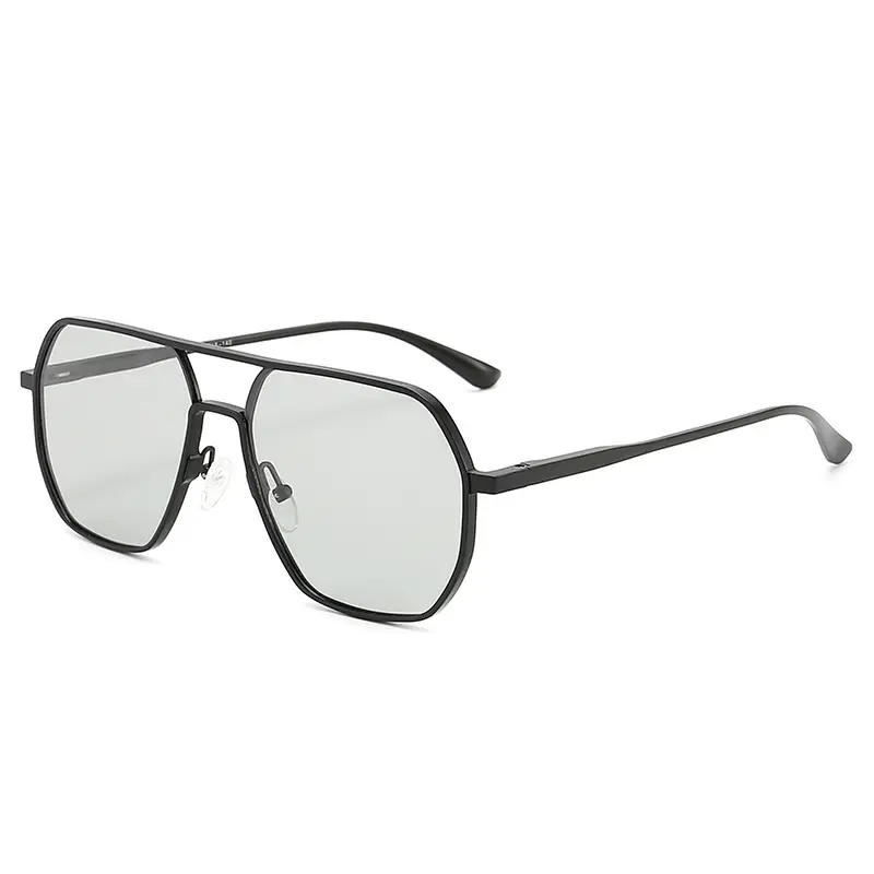 Square Frame Polarized Sunglasses Anti-Glare Driving Glasses - Image 8