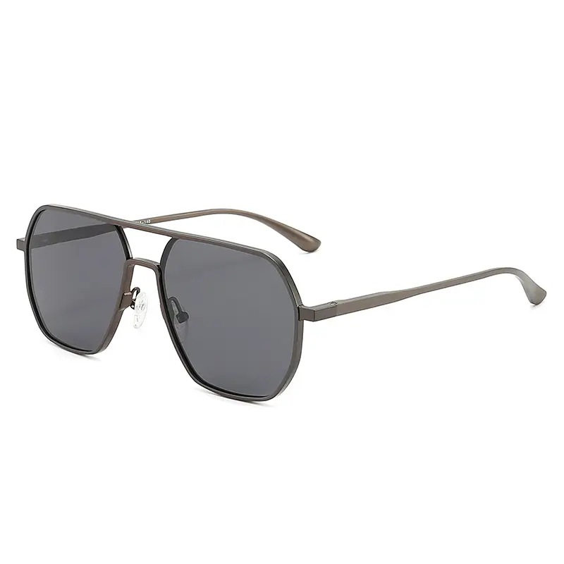 Square Frame Polarized Sunglasses Anti-Glare Driving Glasses - Image 9