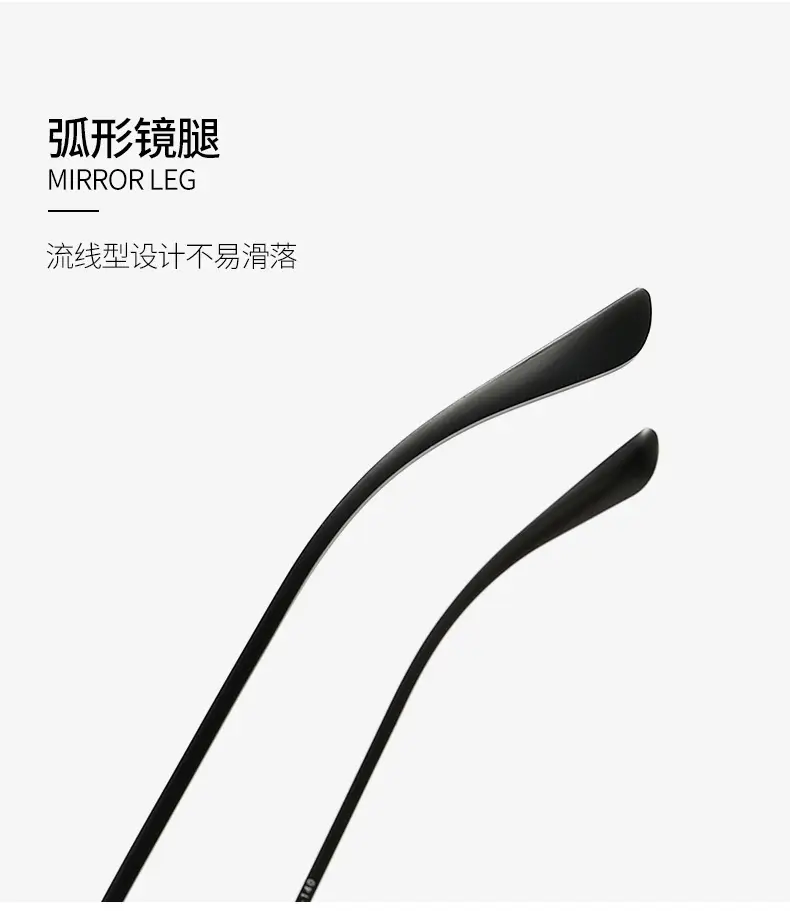 Square Frame Polarized Sunglasses Anti-Glare Driving Glasses — feature 13