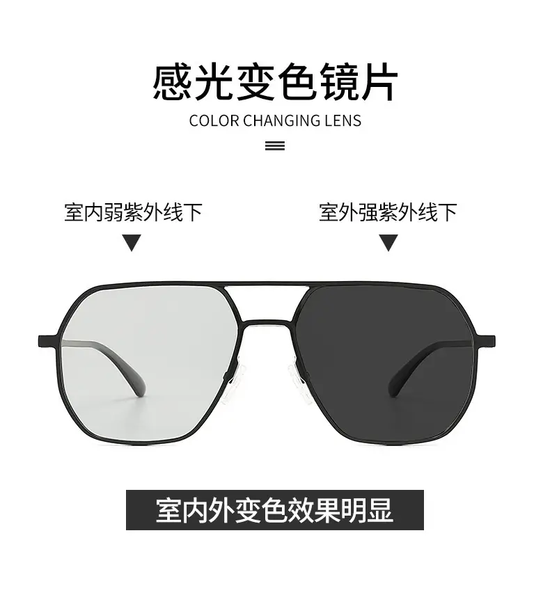Square Frame Polarized Sunglasses Anti-Glare Driving Glasses — feature 5