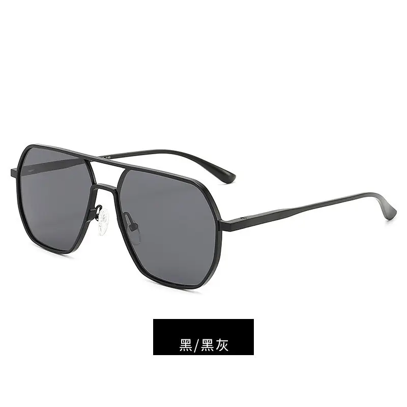 Square Frame Polarized Sunglasses Anti-Glare Driving Glasses