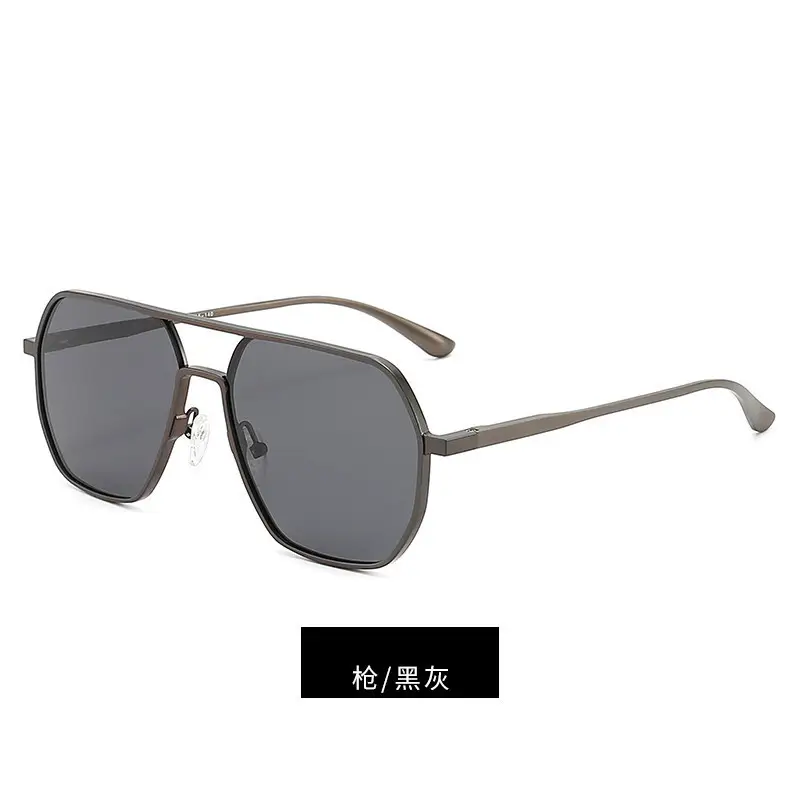 Square Frame Polarized Sunglasses Anti-Glare Driving Glasses - Image 2