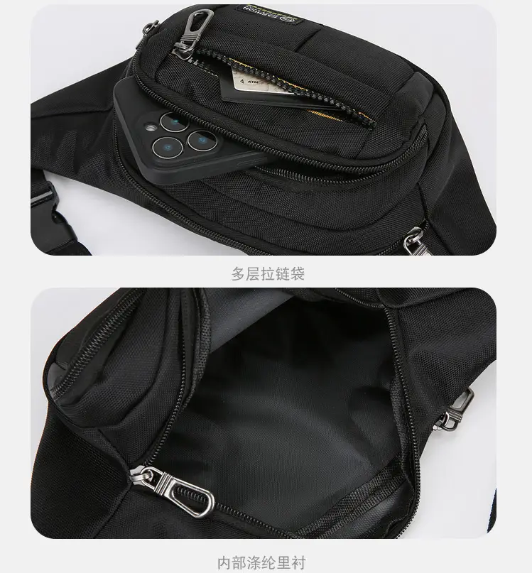 Multifunctional Waist Bag for Men, Lightweight, Waterproof, Multiple Colors — feature 21