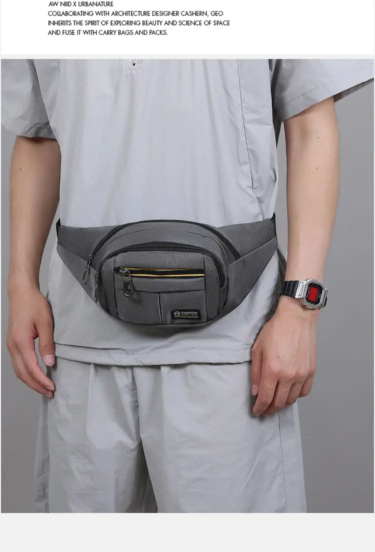 Multifunctional Waist Bag for Men, Lightweight, Waterproof, Multiple Colors — feature 26