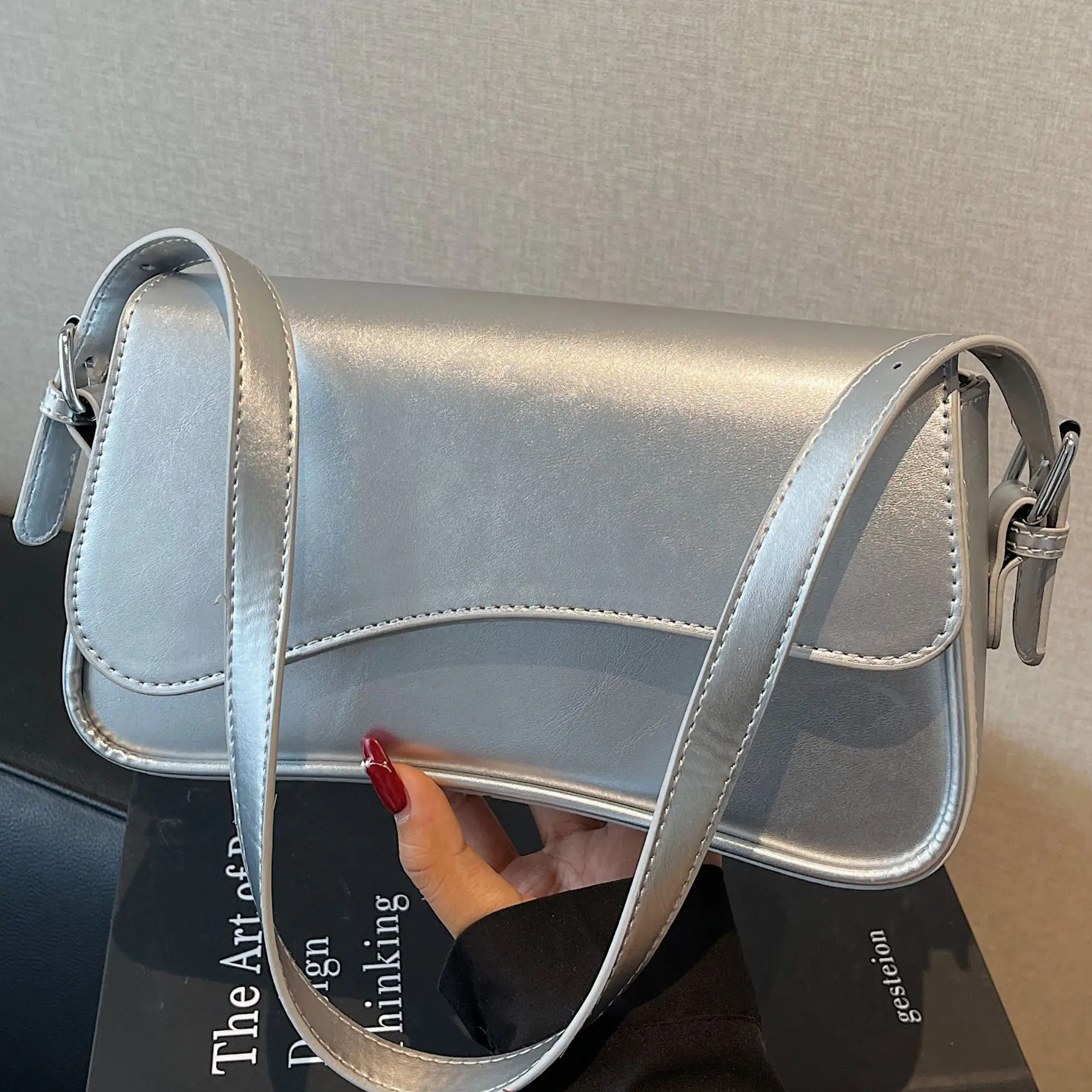 Retro Western Crossbody Bag for Women Brown 2025 - Image 10