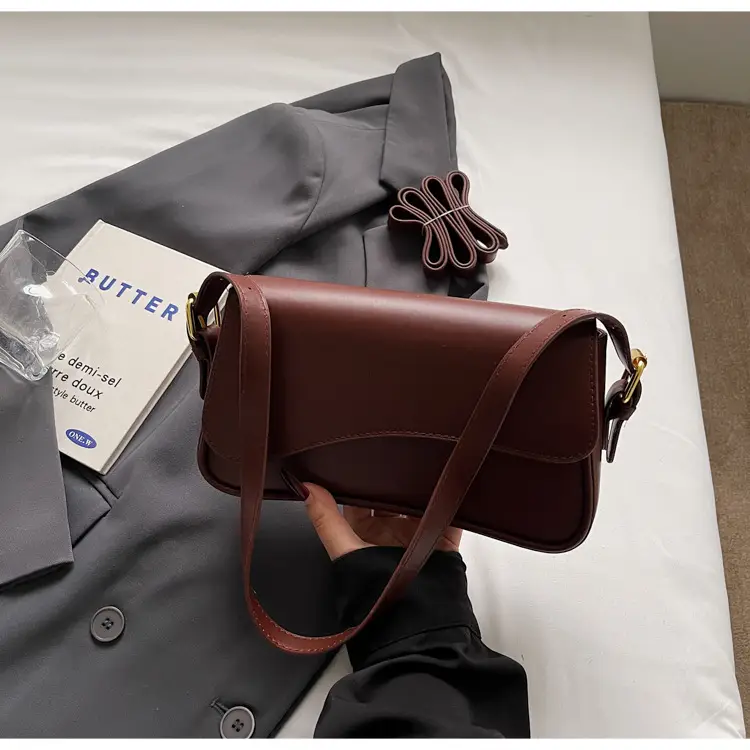 Retro Western Crossbody Bag for Women Brown 2025 - Image 5