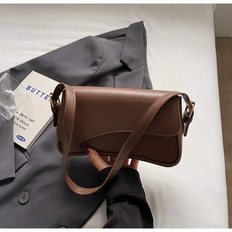 Retro Western Crossbody Bag for Women Brown 2025 - Image 6