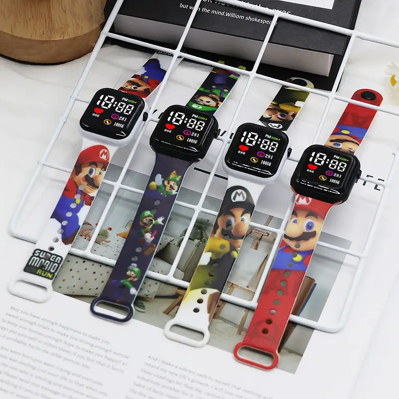 Cross-Border Cartoon Printed Touchless Smart Watch - Image 14