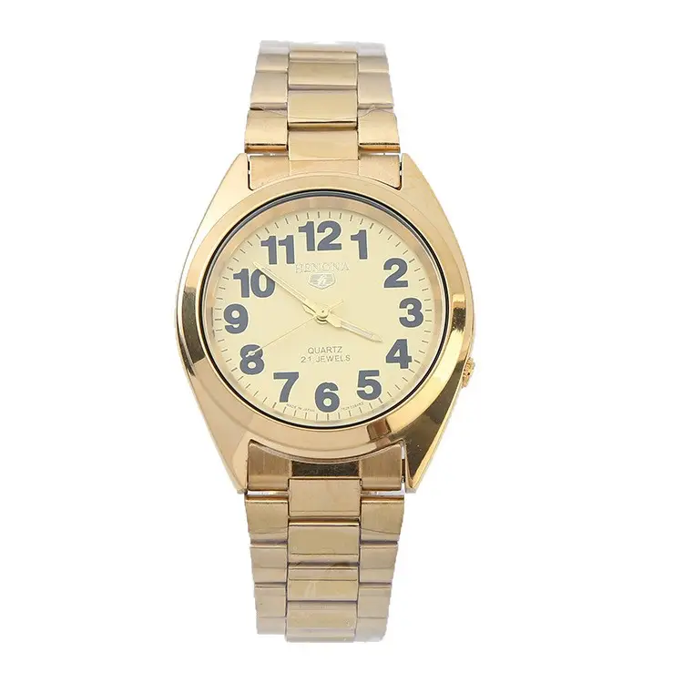 All-Gold Waterproof Quartz Watch for Men