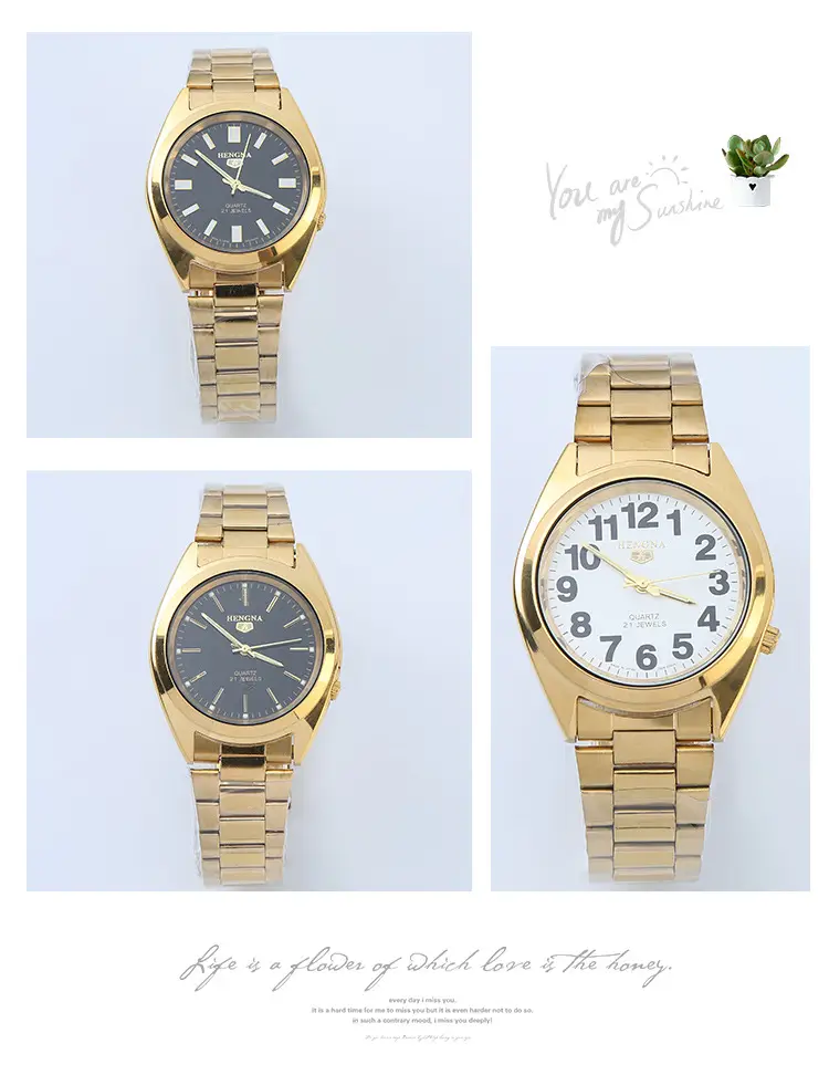 All-Gold Waterproof Quartz Watch for Men — feature 16