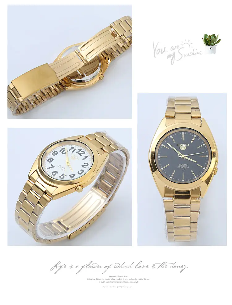 All-Gold Waterproof Quartz Watch for Men — feature 18