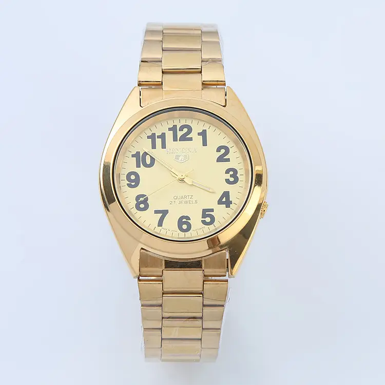 All-Gold Waterproof Quartz Watch for Men
