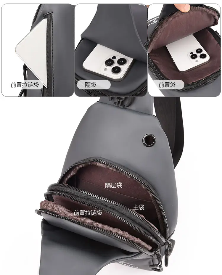 Korean Style Water-Proof Crossbody Bag for Men — feature 10