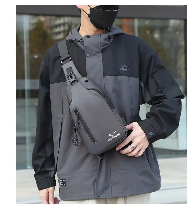 Korean Style Water-Proof Crossbody Bag for Men — feature 16