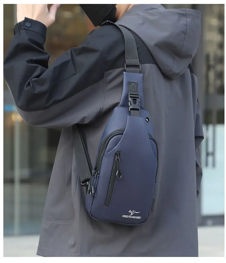 Korean Style Water-Proof Crossbody Bag for Men — feature 17