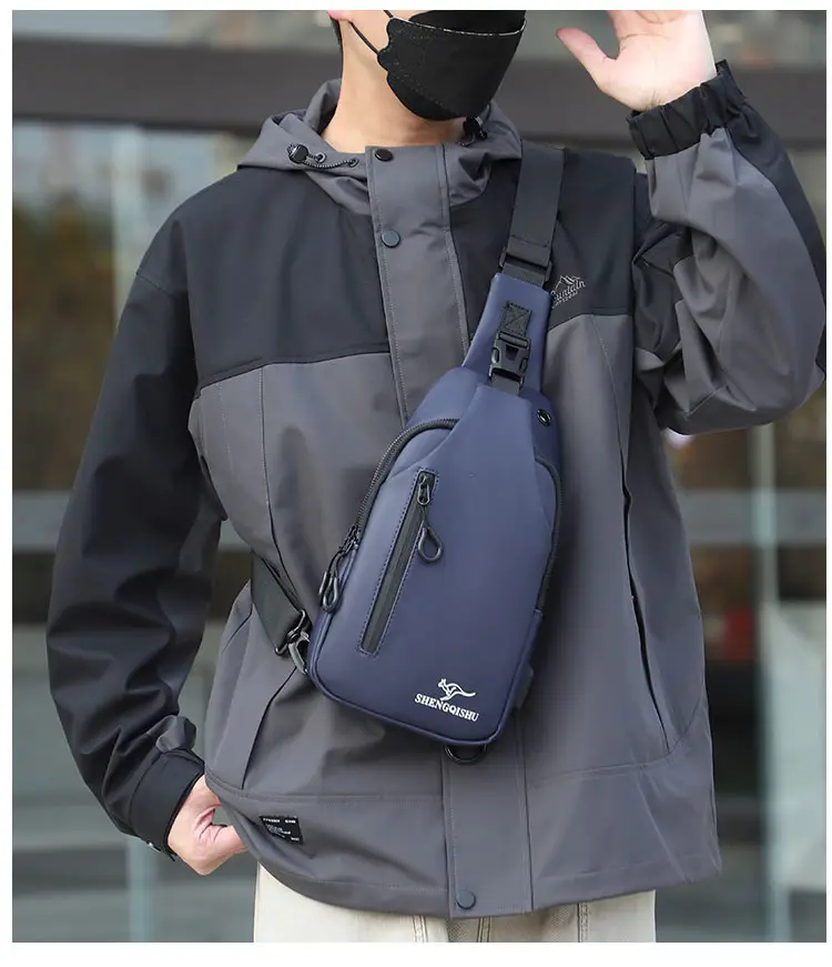 Korean Style Water-Proof Crossbody Bag for Men — feature 19