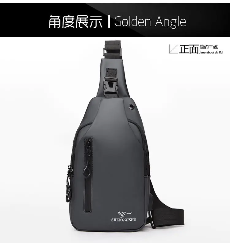 Korean Style Water-Proof Crossbody Bag for Men — feature 22