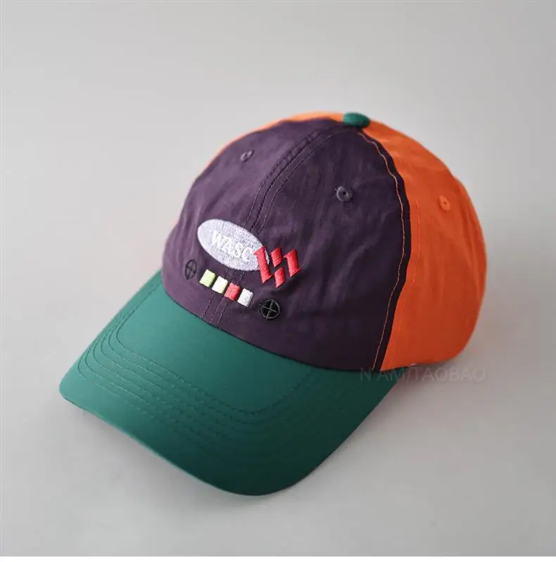Korean Style Baseball Cap Color Blocking Quick Dry Unisex Travel Sunshade — feature 3