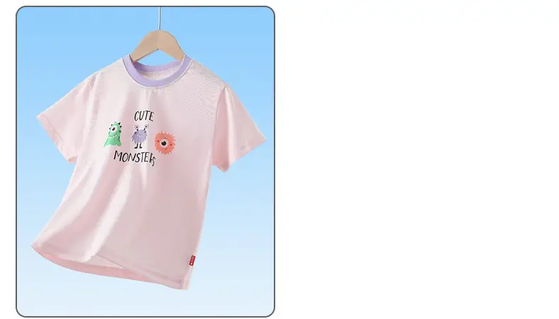 Boys Cotton T-Shirt Summer Cool Printed Primary School Tops — feature 11