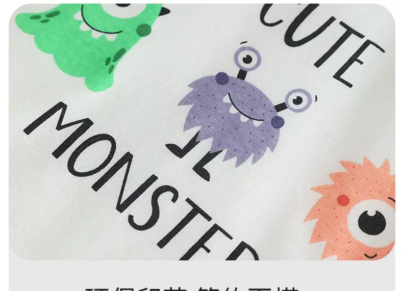 Boys Cotton T-Shirt Summer Cool Printed Primary School Tops — feature 13