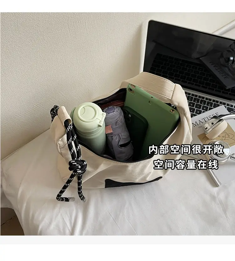 Green Cat Print Crossbody Bag for Women — feature 9