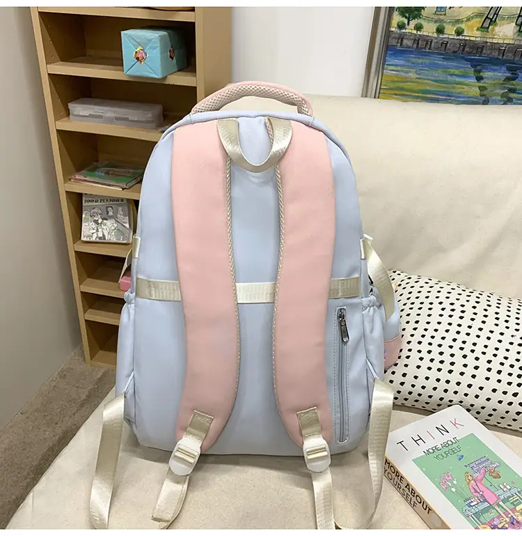 Pink Cute Student School Backpack Set with Crossbody Bag — feature 41