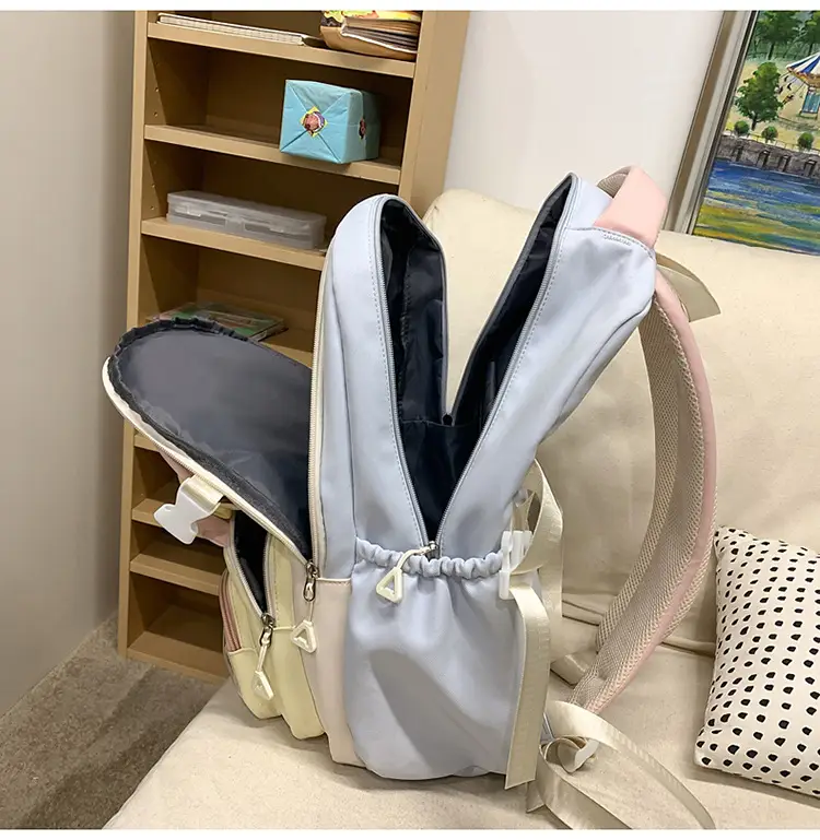 Pink Cute Student School Backpack Set with Crossbody Bag — feature 45