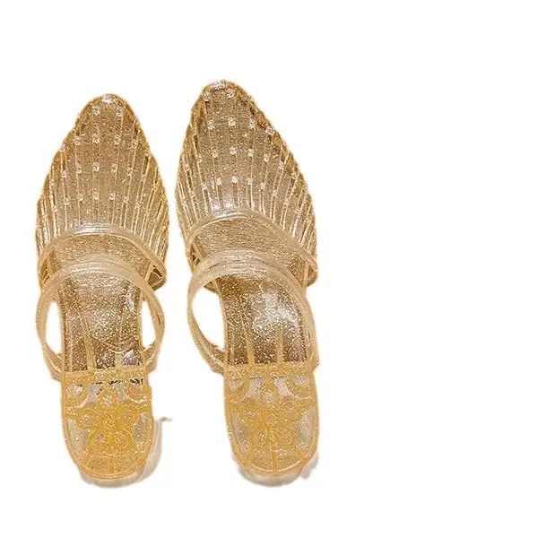 Women's Half-Slip Crystal Slippers for Summer, Non-Slip Outdoor Sandals, New Style Sandals, Women's Slippers Wholesale - Image 25