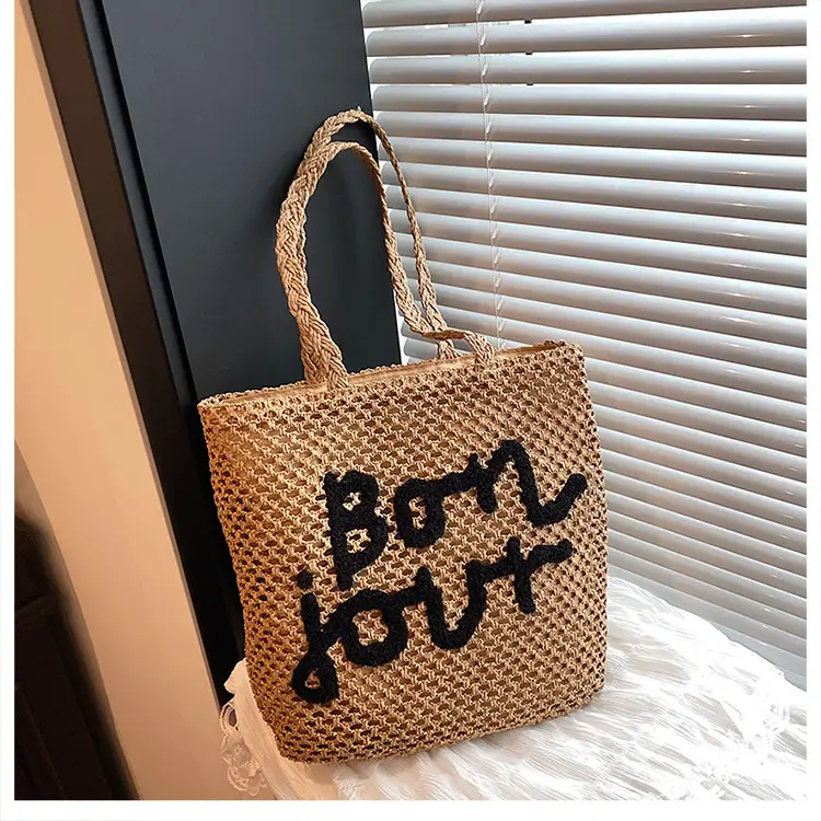 Women's Woven Letter Shoulder Bag 2025 New Style - Image 2