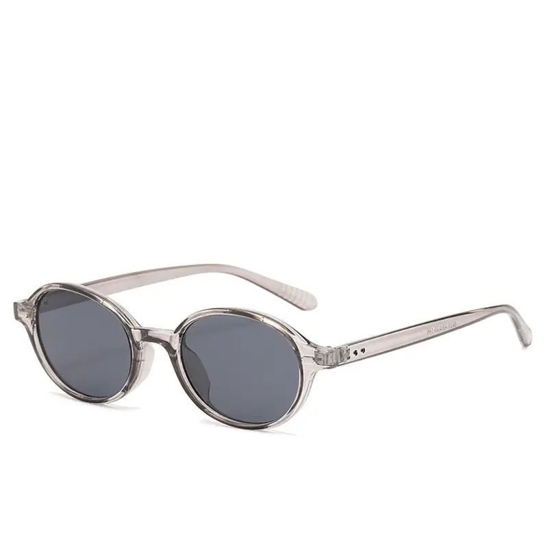 2025 New Oval Sunglasses European American Trendy High-End Sunshade Sunglasses Literary Retro Anti-Blue Light Flat Glasses - Image 16