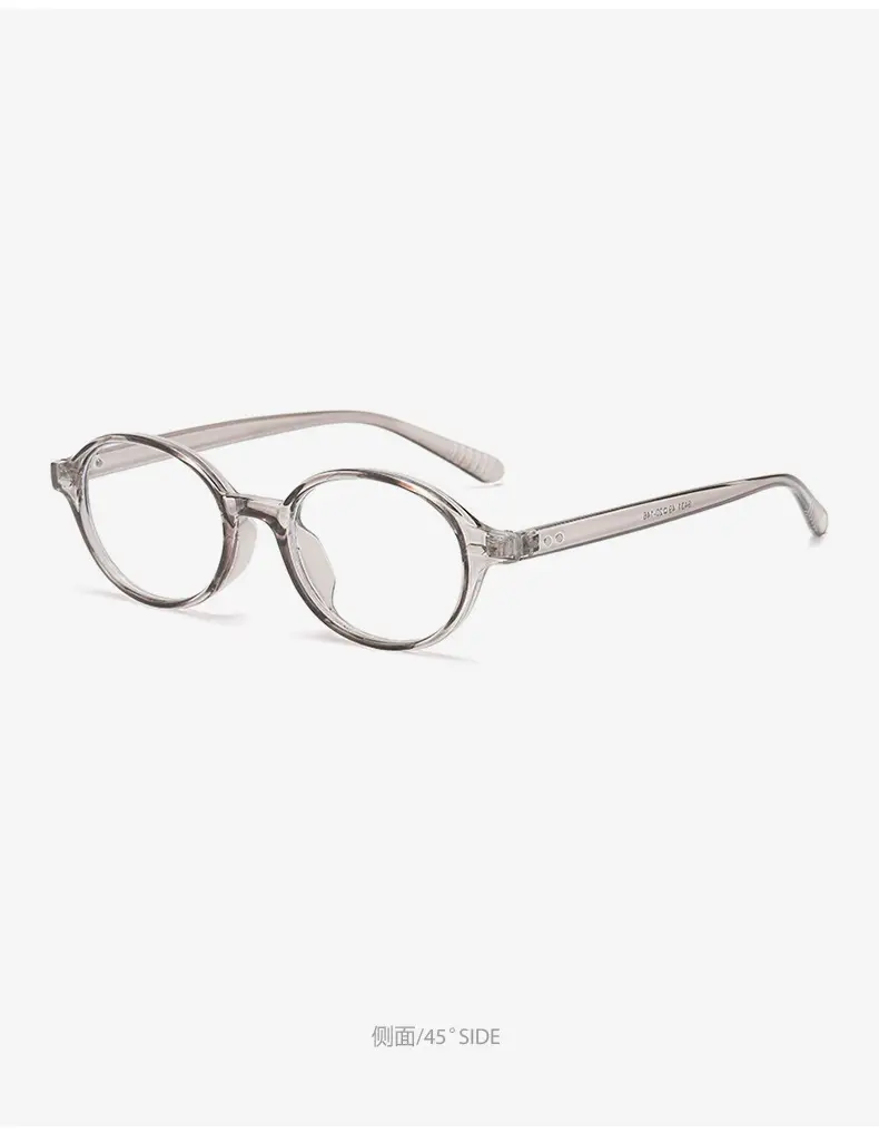 2025 New Oval Sunglasses European American Trendy High-End Sunshade Sunglasses Literary Retro Anti-Blue Light Flat Glasses — feature 14