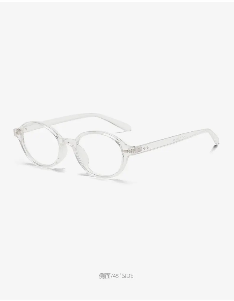 2025 New Oval Sunglasses European American Trendy High-End Sunshade Sunglasses Literary Retro Anti-Blue Light Flat Glasses — feature 22